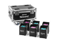 beamZ BBP62 Set, 6 Uplights (in/outdoor) in Flightcase w/ Charger beamZ BBP62 Set, 6 Uplights (in/outdoor) in Flightcase w/ Charger